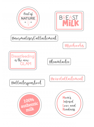 Stickers allaitement