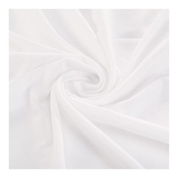 Tissu jersey blanc